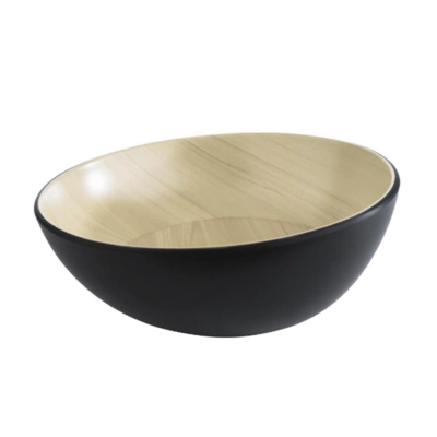 Bol Frida noir, Ø 25 cm, H: 8/11 cm, 1.6l _1