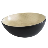 Bol Frida noir, Ø 28.5 cm, H: 10/14 cm, 2.6l 
