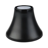 Support Frida, Ø 16.5 cm, H: 12 cm en mélamine, noir