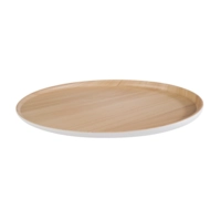Tablett Frida weiss, Ø 31.5 cm, H: 1.5 / 2.5 cm Melamin