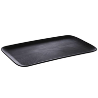 Plateau Nero GN 1/1, 53 x 32.5 cm, noir, en mélamine