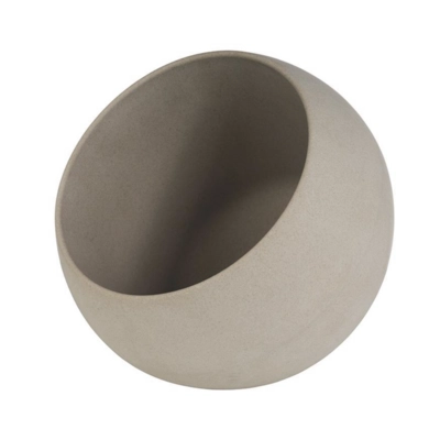 Servierset, 2-tlg, Moon, Ø 19 cm, H: 17.5 cm, 1 Schale / 1 Deckel, Melamin, grau_1