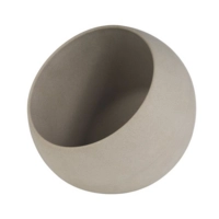 Servierset, 2-tlg, Moon, Ø 19 cm, H: 17.5 cm, 1 Schale / 1 Deckel, Melamin, grau