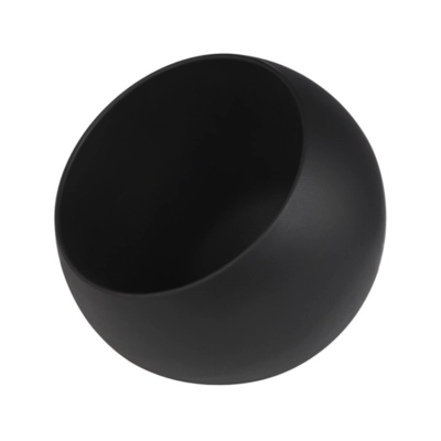 Servierset, 2-tlg, Moon, Ø 19 cm, H: 17.5 cm,  1 Schale / 1 Deckel, Melamin, schwarz_1
