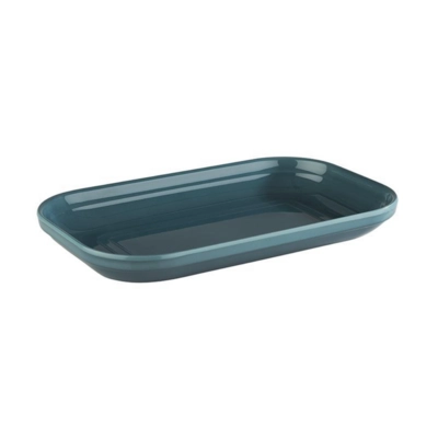 GN 1/4 Plateau Emma, 26.5 x 16.2 cm, H: 3 cm en mélamine, turquoise_1