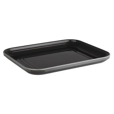 GN 1/2 Plateau Emma, 32.5 x 26.5 cm, H: 3 cm en mélamine, gris_1