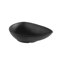 Bol Nero noir, 23 x 18 cm, H: 5 cm, 0.6l 
