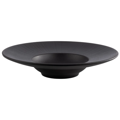 Assiette Nero creuse, Ø 29 cm, H: 6 cm, 0.3l, noir en mélamine_1