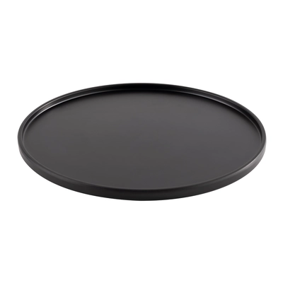 Unterteller flach, Ø 19 cm, schwarz, Melamin, passend zu Getränkespender Nr. 9010855 _1