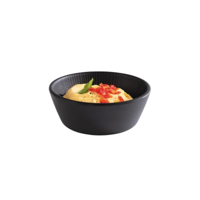 Schale Nero schwarz, Ø 12.5 cm, H: 4.5 cm, 0.25l Melamin_2