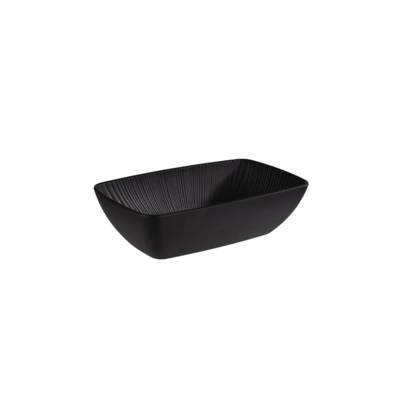 Schale Nero GN 1/4, 26.5 x 16.2 cm, H: 7.5cm, schwarz, 1.5l_1