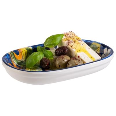 Schale Mediterranean 18.5 x 11.5 cm, H: 3 cm, 0.2l _2