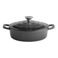 5 Stars Bräter mit Deckel, Ø 25 cm, H: 7 cm 2.5 Liter