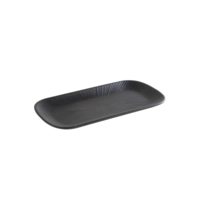 Tablett Nero GN 1/3, 32.5 x 17.6 cm, schwarz, Melamin