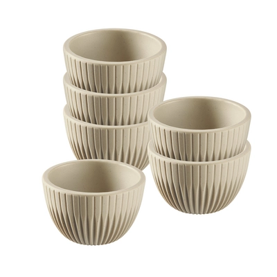 Bol à dip Lineo, Ø 6 cm, H: 3.5 cm mélamine, gris_3