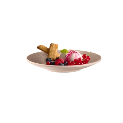 Assiette Nero plate, Ø 21 cm, beige, en mélamine_2