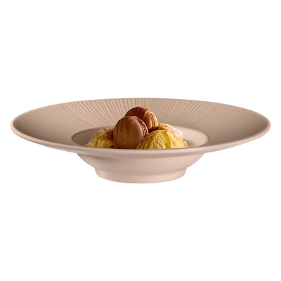 Teller Nero tief, Ø 29 cm, H: 6 cm, beige, Melamin_3