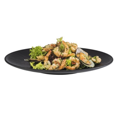 Assiette Nero plate, Ø 26 cm, noir en mélamine_2