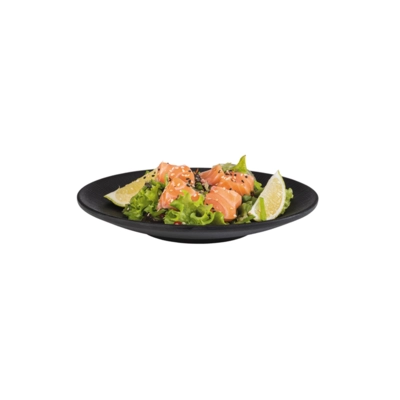 Assiette Nero plate, Ø 21 cm, noir en mélamine_2