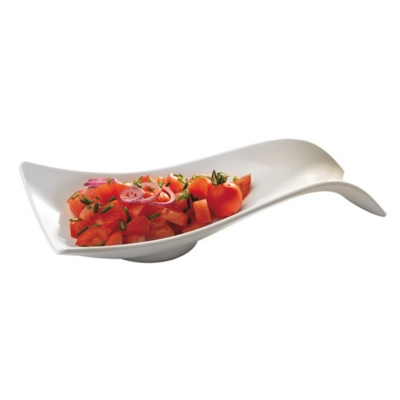 Schale Small Wave weiss, 26 x 13 cm, H: 4.5 cm _2