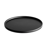 Melamin Untersetzer, Ø 16 cm, schwarz,  für Artikel 9010818