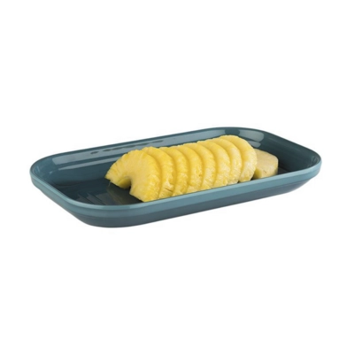 GN 1/4 Plateau Emma, 26.5 x 16.2 cm, H: 3 cm en mélamine, turquoise_2