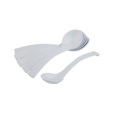 Feinkostlöffel, Ø 6 cm, Länge: 23 cm SAN, weiss_2