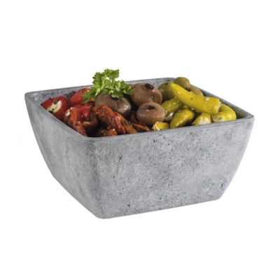 Schale Concra grau, 19 x 19 cm, H: 9 cm, 1.5l _2