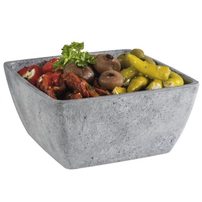 Schale Concra grau, 25 x 25 cm, H: 12 cm, 3.8l _2