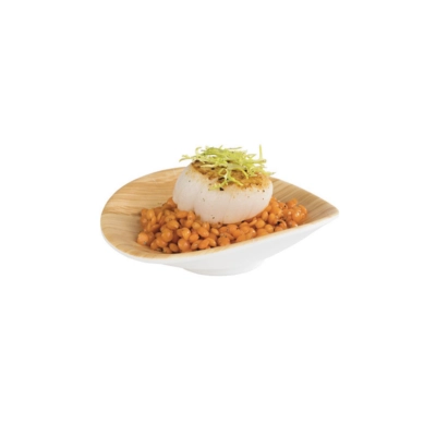 Schale Bamboo weiss, 10.5 x 10 cm, H: 3 cm, 0.03l _2