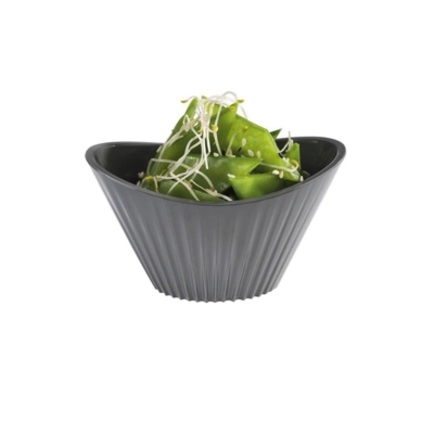 Schale Mini grau, 9.5 x 5.5 cm, H: 5.5 cm, 0.07l _2
