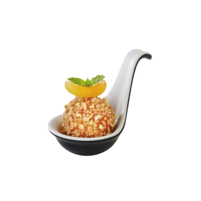 Fingerfood-Löffel Halftone, Ø 5.5 cm, H: 7 cm _2