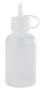 Quetschflasche Mini,4er Set,Ø 3.5cm,H: 9.5cm,0.5dl Polyethylen, transparent