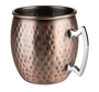 Mug Moscow Mule martelé, cuivre antique, 500 ml INOX, Ø 9 cm, H: 10 cm