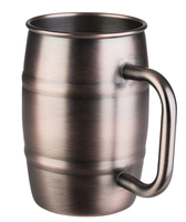 Becher Beer Mug , Ø 8.5 cm H: 13 cm Edelstahl                     _1