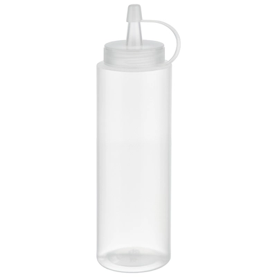 Quetschflasche, Polyethylen, weiss Ø 5 cm, H: 18 cm, 0.26 l_1