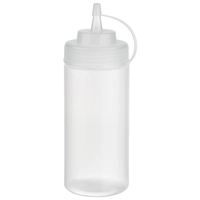 Quetschflasche, Polyethylen, weiss Ø 7 cm, H: 20 cm, 0.49 l