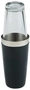 Boston Shaker en inox argent/noir, 0.7 litres, avec verre 400 ml