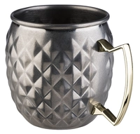 Moscow Mule Gobelet aspect antique martelé, 500 ml , en inox, Ø 95 mm, H: 100 mm_1