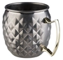 Moscow Mule Gobelet aspect antique martelé, 500 ml , en inox, Ø 95 mm, H: 100 mm