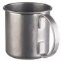 Moscow Mule Becher Antik-Look silber matt, 450 ml, Edelstahl, Ø 90 mm, H: 90 mm