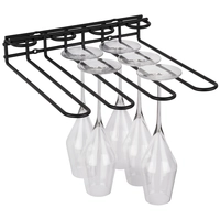 Rack porte-verres, 29.5 x 32 cm, H: 6 cm en mètal, 6 mm_1