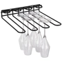 Rack porte-verres, 29.5 x 32 cm, H: 6 cm en mètal, 6 mm