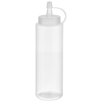 Quetschflasche, weiss, 5 cm Ø, H: 18 cm, 260 ml Polyethylen