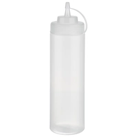 Bouteille verseuse souple, transp 7 cm Ø, 760 ml,  H : 26.4 cm, polyétylène