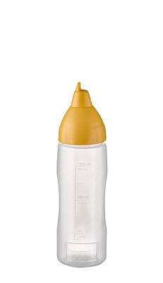 Bouteille verseuse souple, jaune, échelle, 350 ml, 5.5 cm Ø, H: 21 cm, polyétylène_1