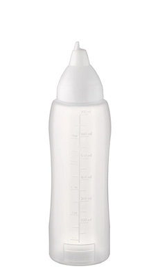 Quetschflasche, weisser Deckel, Skalierung, 750 ml , 7 cm Ø, H: 25.5 cm, Polypropylen_1