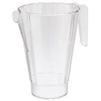 Pitcher, Ø 12.5 cm, H: 17.5 cm, 1 Liter Transparent