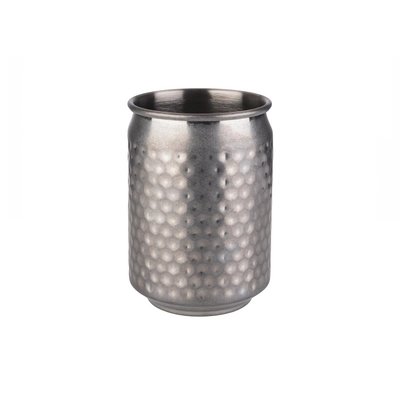 Cool Gobelet, martelé, 350 ml, Ø 75 mm, H: 105 mm, gunmetal, en inox, martelé, mat_1