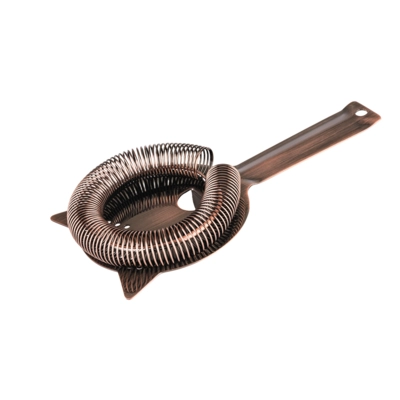 Passoire à bar cuivre look antique, en inox, Ø 9 cm, L: 18 cm_1